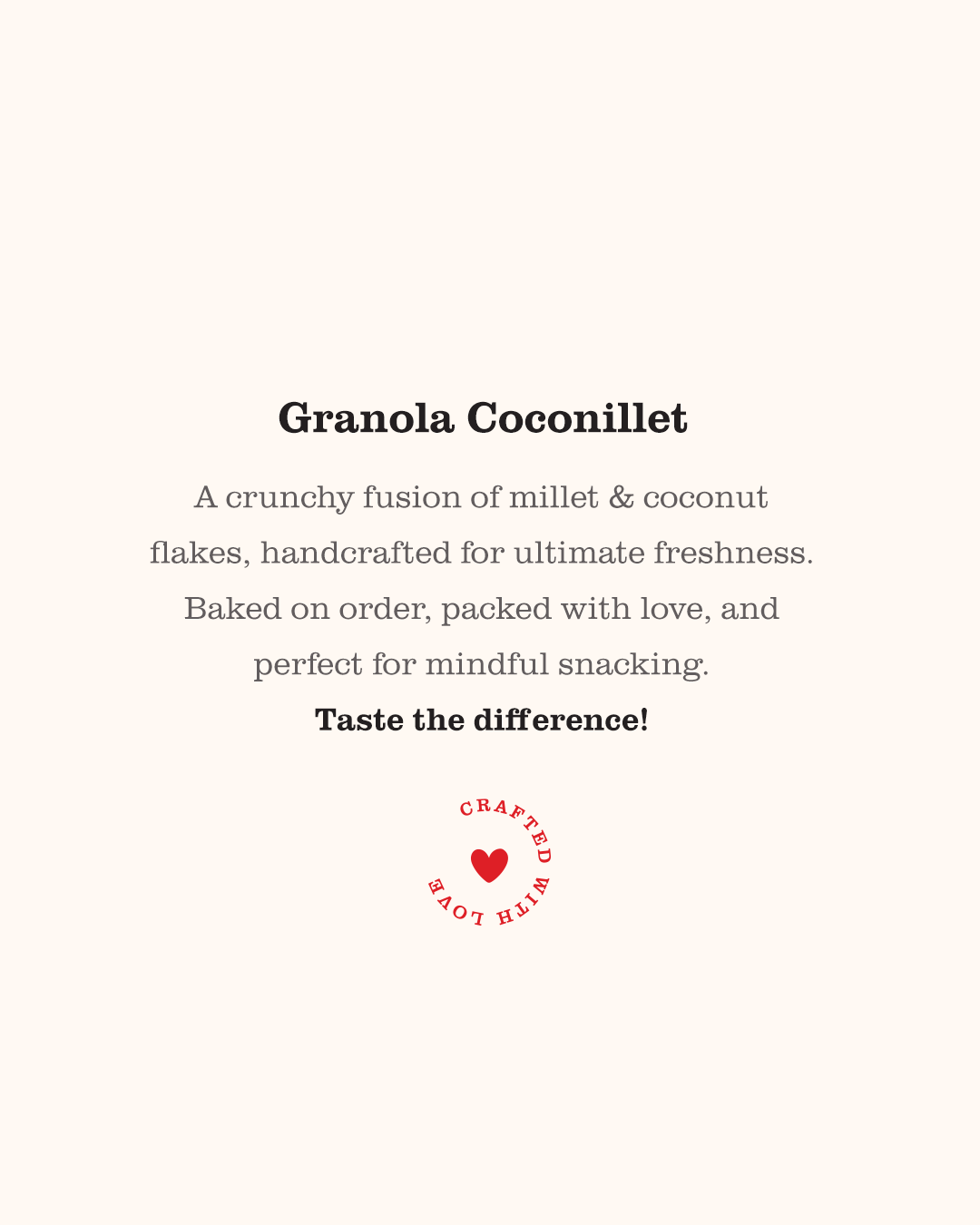 Crunch Craft Granola Coconillet